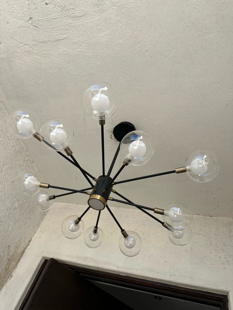 Copper Column Floor Lamp